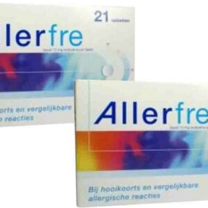2x Allerfre Tabletten 10 mg 21 tabletten