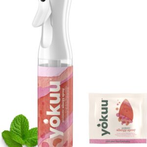 Yokuu Allergen Spray Starter Kit met Actieve Probiotica - Herbruikbare sprayfles & 1 Pearl - 100% Natuurlijke - 250 Behandelingen - 300 ml